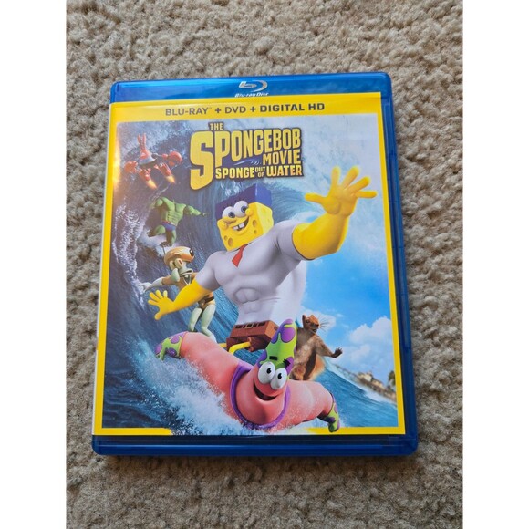 The SpongeBob Movie: Sponge Out of Water – Blu-ray + DVD (No Digital Code) - Picture 1 of 3